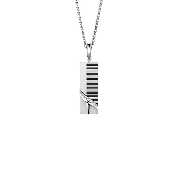 Love Forever Collection 18K White Gold Diamond Pendant(HKTVmall-Exclusive)