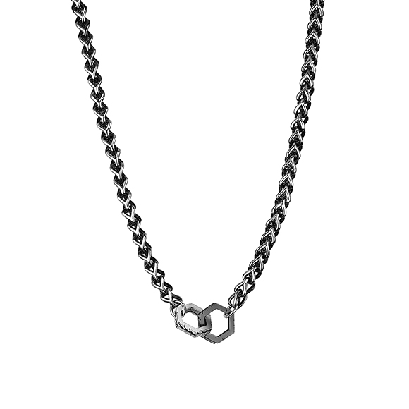 CCool Collection Platinum Chain Necklace 