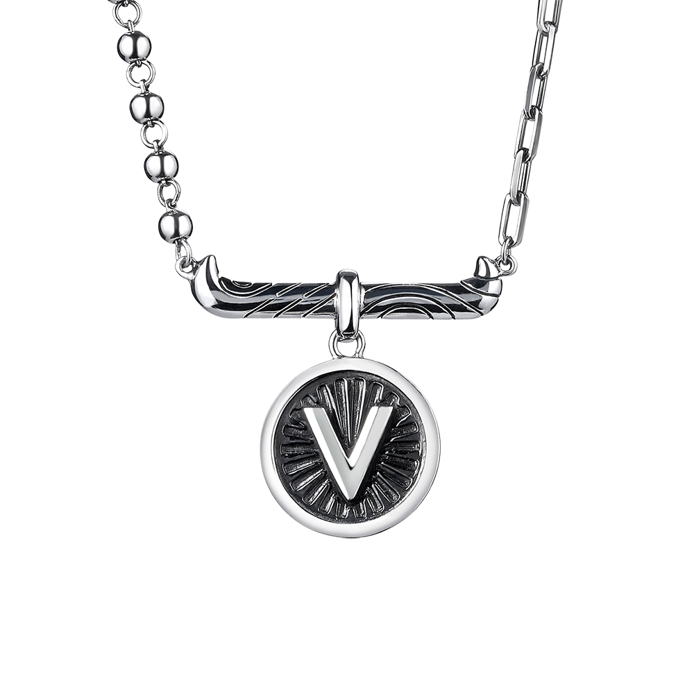 CCool Collection Platinum Necklace For Men