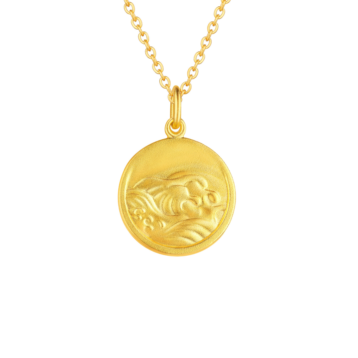 Heirloom Fortune - Charm of Song Dynasty Collection "Landscape" Gold Pendant 