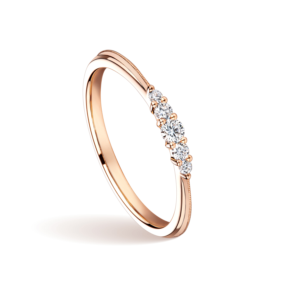 “Fresh Illusion”18K Gold Diamond Ring 
