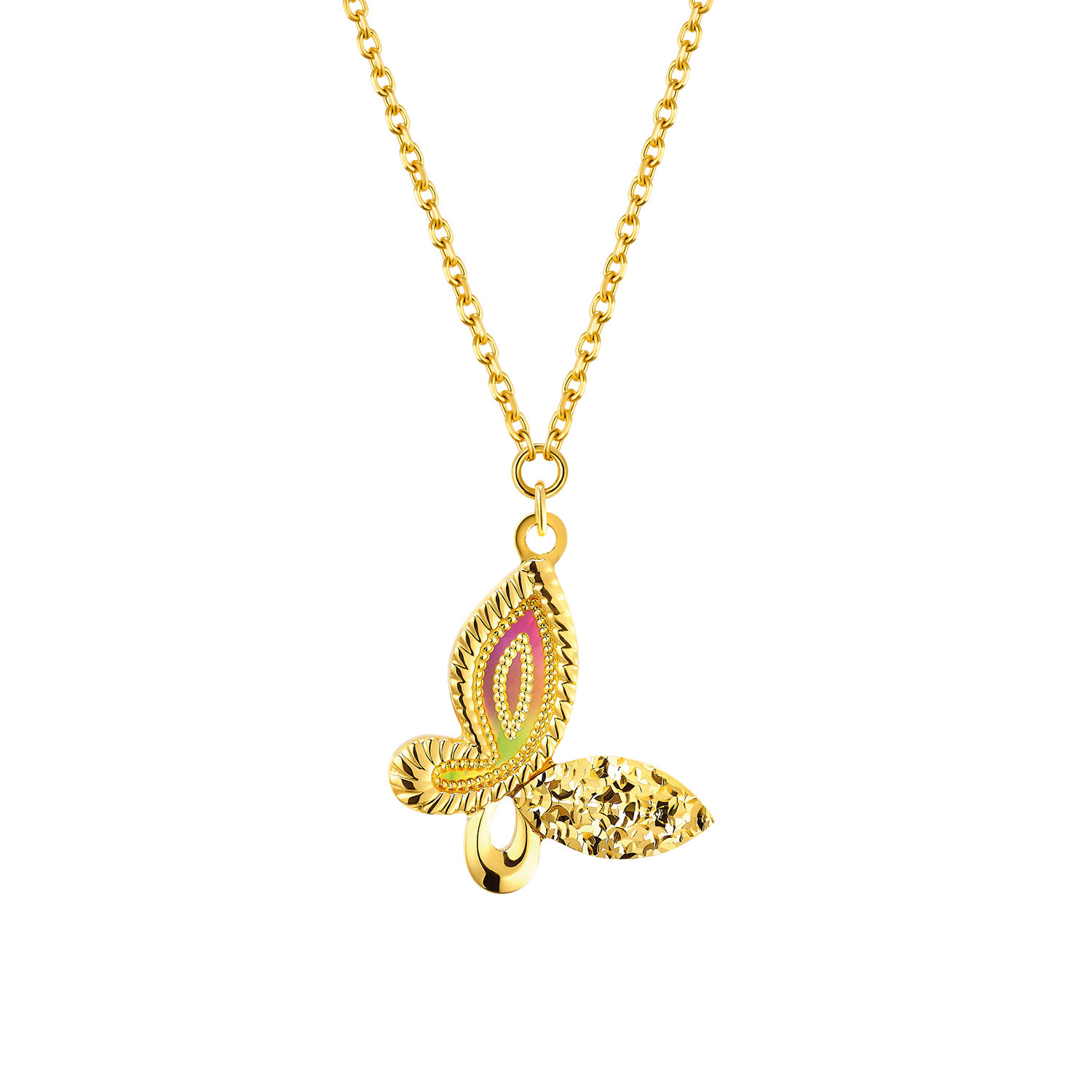 Goldstyle "Dazzling Butterfly" Gold Necklace