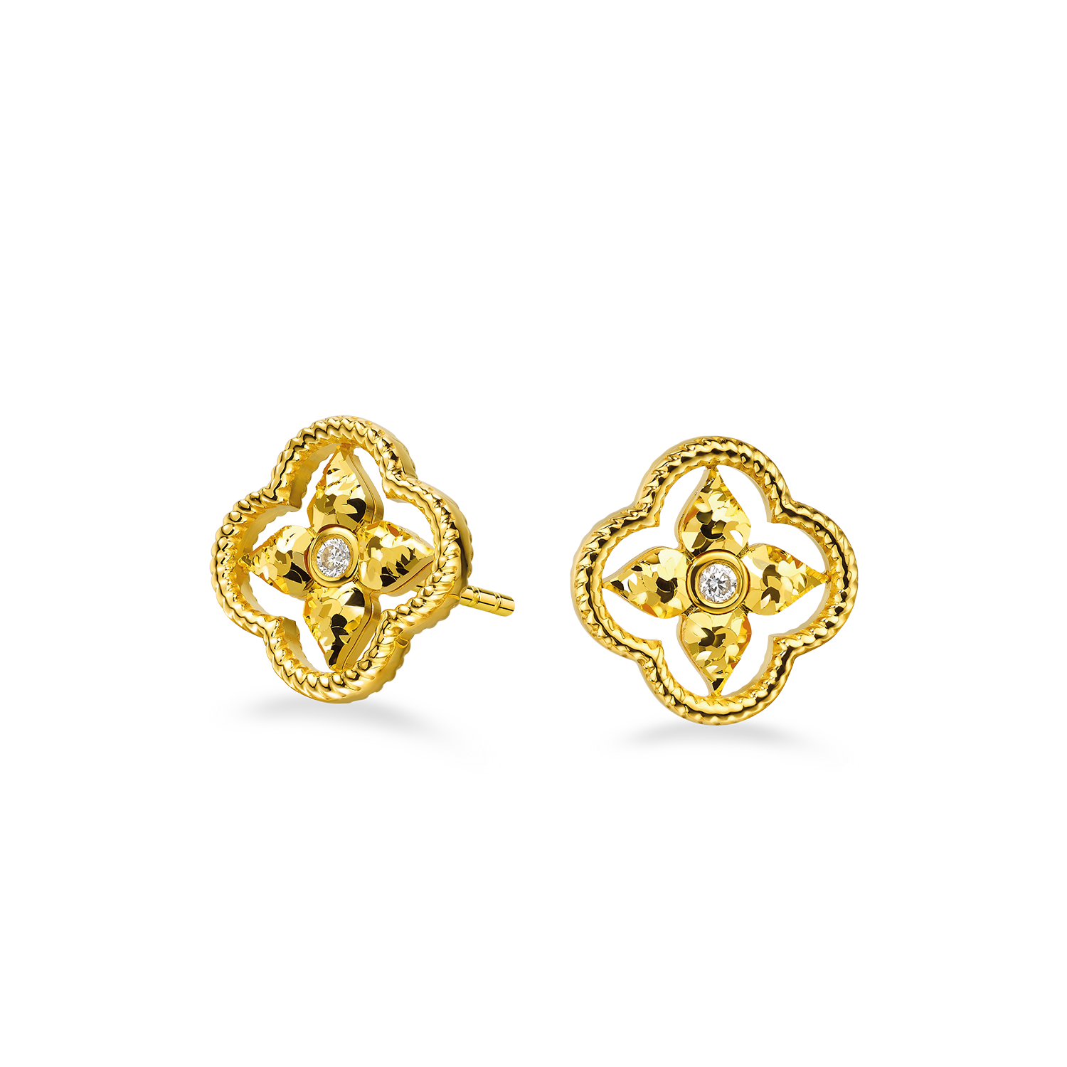 Goldstyle "Lucky Clover" Gold Earrings